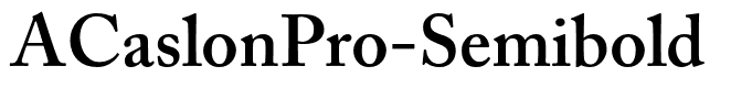 ACaslonPro-Semibold