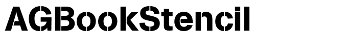 AGBookStencil