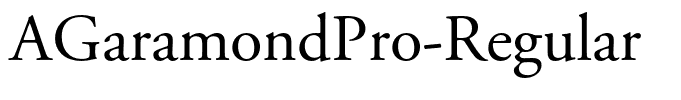 AGaramondPro-Regular