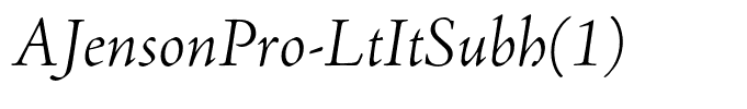 AJensonPro-LtItSubh(1)