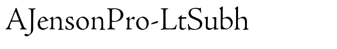 AJensonPro-LtSubh