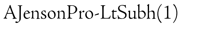 AJensonPro-LtSubh(1)