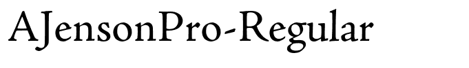 AJensonPro-Regular