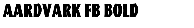 Aardvark FB Bold