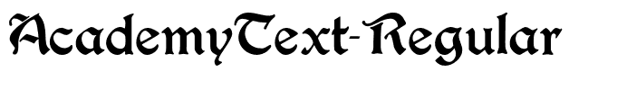 AcademyText-Regular