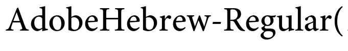 AdobeHebrew-Regular(1)
