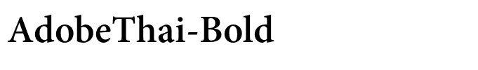 AdobeThai-Bold