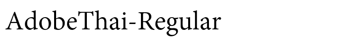 AdobeThai-Regular