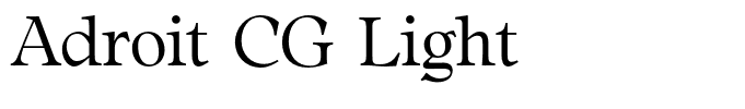 Adroit CG Light