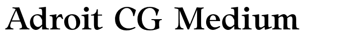Adroit CG Medium
