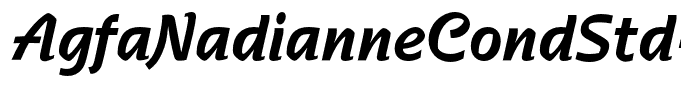 AgfaNadianneCondStd-Bold