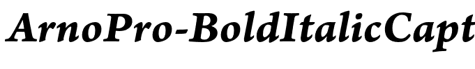 ArnoPro-BoldItalicCaption