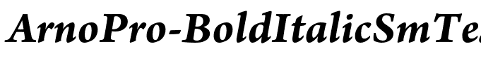 ArnoPro-BoldItalicSmText
