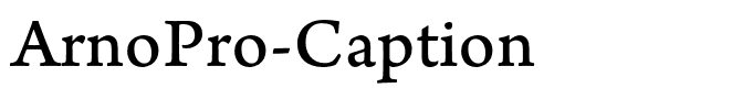 ArnoPro-Caption