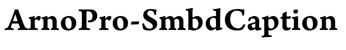 ArnoPro-SmbdCaption
