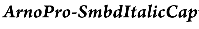 ArnoPro-SmbdItalicCaption