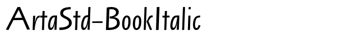 ArtaStd-BookItalic