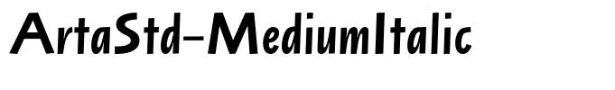 ArtaStd-MediumItalic
