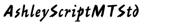 AshleyScriptMTStd
