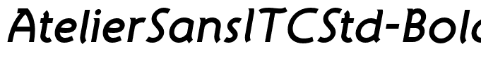 AtelierSansITCStd-BoldIta