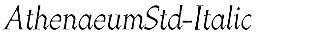 AthenaeumStd-Italic