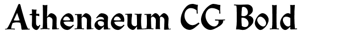 Athenaeum CG Bold