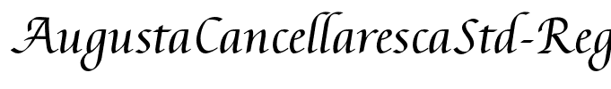 AugustaCancellarescaStd-Reg