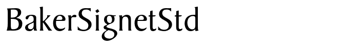 BakerSignetStd