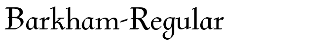 Barkham-Regular