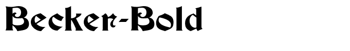 Becker-Bold