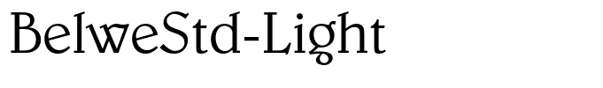 BelweStd-Light