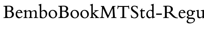 BemboBookMTStd-Regular