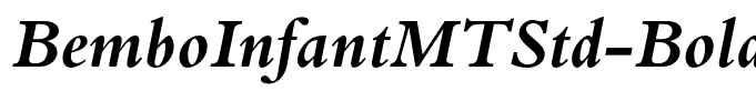 BemboInfantMTStd-BoldIt