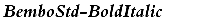 BemboStd-BoldItalic