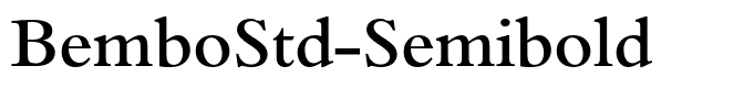 BemboStd-Semibold