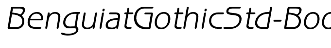 BenguiatGothicStd-BookObl