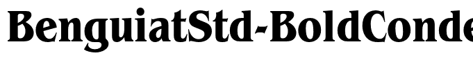 BenguiatStd-BoldCondensed