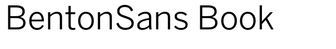 BentonSans Book