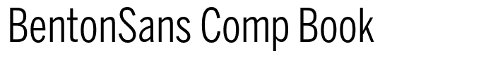 BentonSans Comp Book
