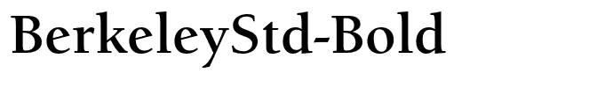 BerkeleyStd-Bold