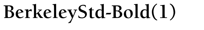 BerkeleyStd-Bold(1)