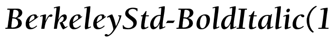 BerkeleyStd-BoldItalic(1)