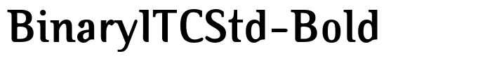 BinaryITCStd-Bold