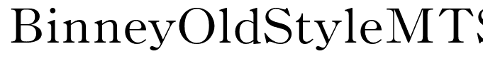 BinneyOldStyleMTStd