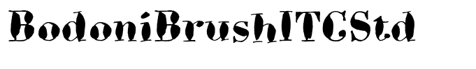 BodoniBrushITCStd
