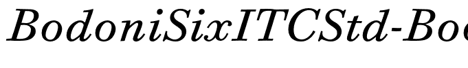 BodoniSixITCStd-BookItalic