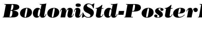 BodoniStd-PosterItalic