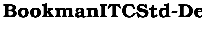 BookmanITCStd-Demi