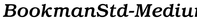 BookmanStd-MediumItalic