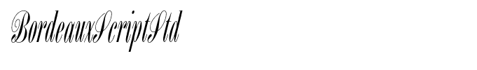 BordeauxScriptStd